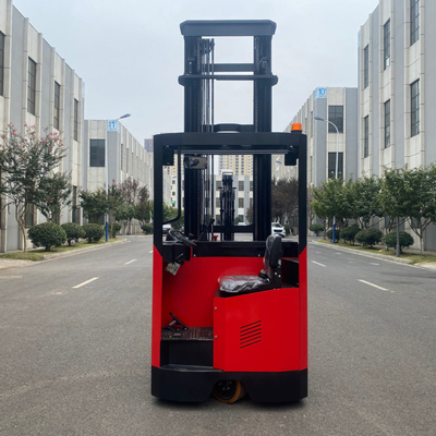 Full Electric Reach Forklift Truck 1.5t 3m Steering Wheel Cds 1530 Battery Reach Jack