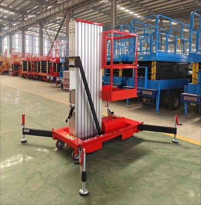 8 Meters 12 Meters 130kg Aluminum Alloy Mobile Lift Platform For Work At Height