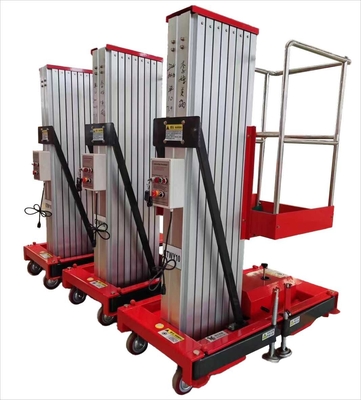 8 Meters 12 Meters 130kg Aluminum Alloy Mobile Lift Platform For Work At Height