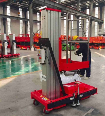 8 Meters 12 Meters 130kg Aluminum Alloy Mobile Lift Platform For Work At Height