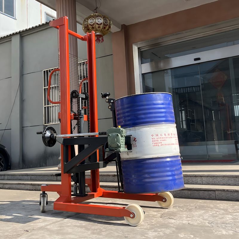 Hand Oil Manual  Drum Stacker 350kg 3m For Warehouse Operations