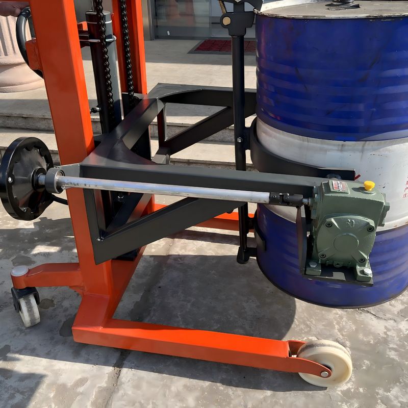 Hand Oil Manual  Drum Stacker 350kg 3m For Warehouse Operations