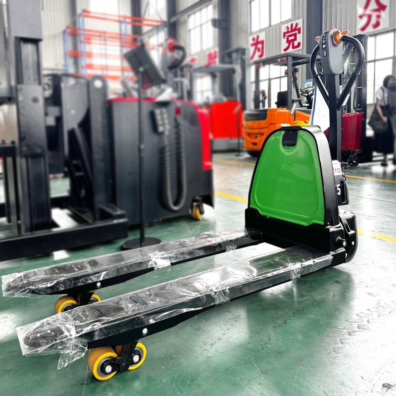 2025 Trending EP 1.5ton Electric Pallet Truck Factory Direct Sales Fatigue Free Operation Battery Power Forklift Core Motor