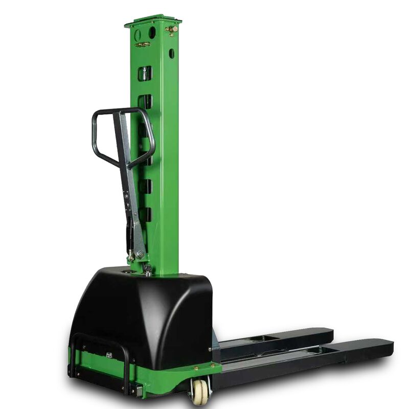 High Quality Semi-electric  Loading Stacker 1000kg Capacity 1.3m/1.6m Lifting Height Precision Model for Warehouse & Logistics